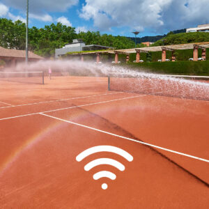 Sistema de reg wifi lnk per a terra batuda