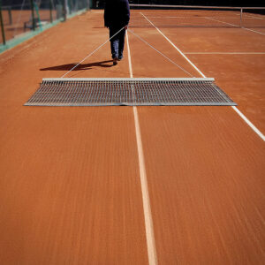 Estora pvc 2mt fusta - malla doble fina