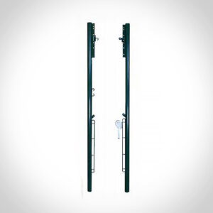 Joc de pals de voleibol metàl·lics fixos regulables a tennis