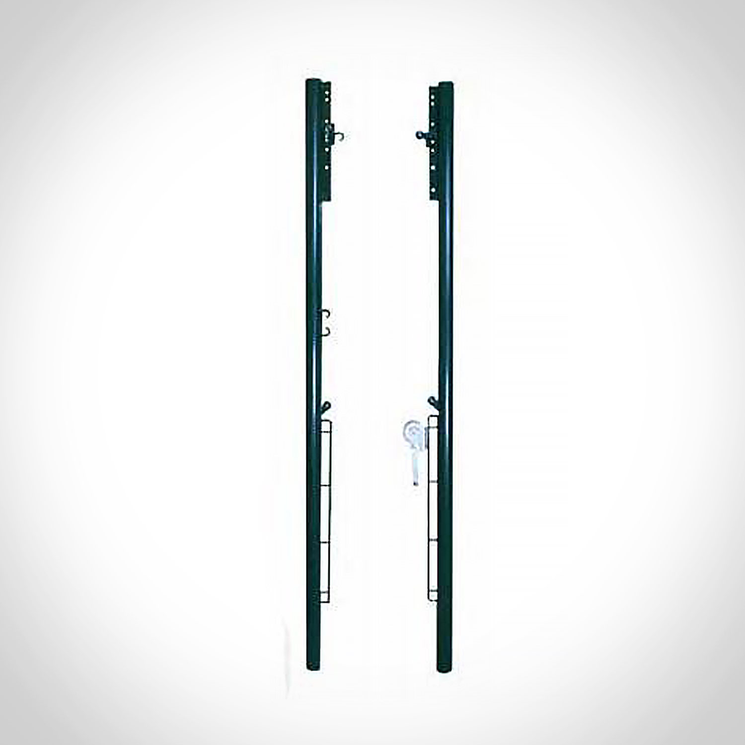 Joc de pals de voleibol metàl·lics fixos regulables a tennis