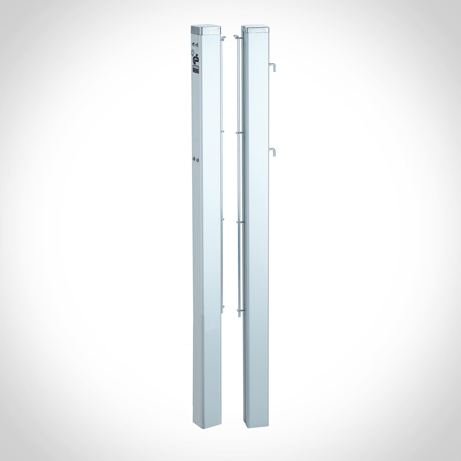 Pals de tennis quadrats 80x80 c/alumini